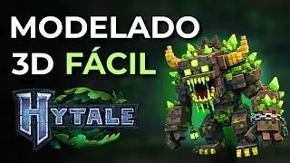 🎮 Tutorial BLOCKBENCH para Hytale #1 – Modela tu primer personaje FÁCIL ✅