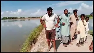Flood in sutluj river 2023 Flood situation in river sutluj water flow reached 70 thousand cuasec