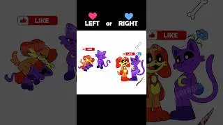 Poppy playtime chapter 4 catnap and dogday (side by side comparison) #art #shorts