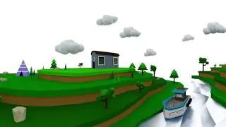 Low-Poly 360 V R Video.