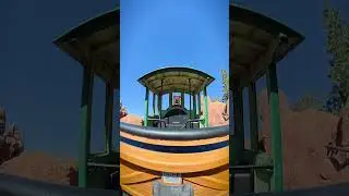 The wildest ride in the wilderness! 🚂⛰️🎢 #disneyland #themepar #disney #rollercoastee