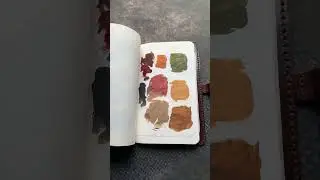 Небольшая необычная коллекция моих прошлых влажных палитр #искусство