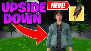 THE UPSIDE DOWN IN FORTNITE!!!!