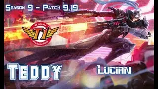 SKT T1 Teddy LUCIAN vs KAI'SA ADC - Patch 9.19 KR Ranked