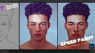 Natural Lighting - Male Portrait Study  &diams; [Speedpaint] Doodle Warriors: Lesson 10