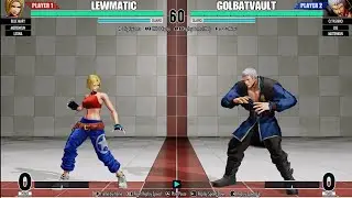 KOF XV SEASON 2 LEWMATIC vs GOLBATVAULT