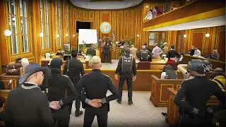 AJ Hunter Attends The Chang Gang Court Case Against Ex Chief Croc! | Prodigy RP | GTA RP