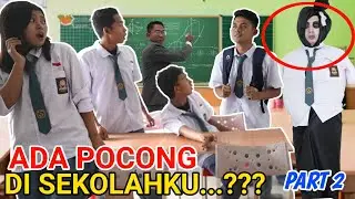 GAWAT! ADA POCONG DISEKOLAHKU PART 2! SAPUTRA JADI TAKUT! | Mikael TubeHD