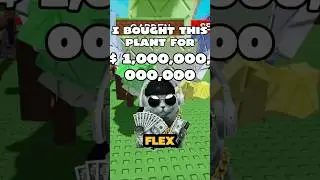 I bought the most expensive plant in grow a garden 💸🌱 #growagarden #roblox