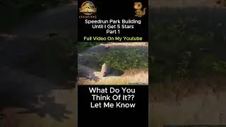 Speedrun Parkbuilding #jwe2 #jurassicworldevolution2 #jurassicworld #jurassicpark #dinosaurs #fypp