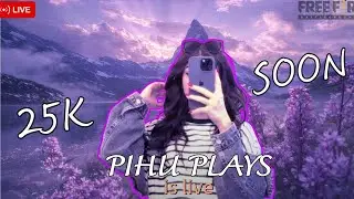 🔴PihuPlays live now || Giveaway Customs + Reactions  || Freefire Max #fflive #customs #PihuPlays448