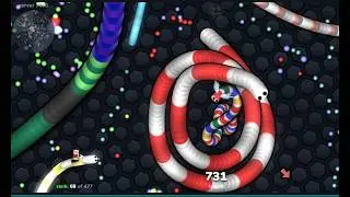 SLITHER IO GIANT SNAKE DOMINATION - Epic Slitherio Snake Gameplay