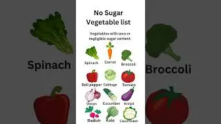 No sugar vegetable list#vegetables