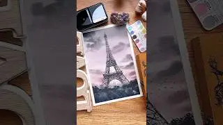 Paris in Watercolor: Painting the Eiffel Tower with a Dreamy Skies