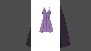 Thought about making that summer dress #procreate #designvideo #DigitalArt #digitaldrawing