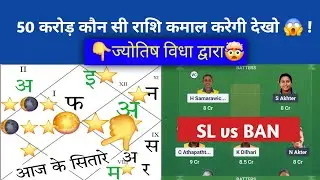 Srilanka w Vs ban-w ज्योतिष भविष्यवाणी dream11,prediction Womens world cup 