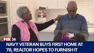US Navy veteran in Houston buys first home at 78, realtor hopes to get it furnished