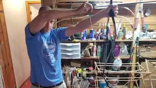 Daylite Monarq 85# progress. Broke my 90# bow!