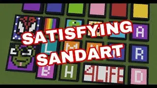 SATISFYING Minecraft Sand Art | #minecraftshorts #minecraft #minecraftsatisfying