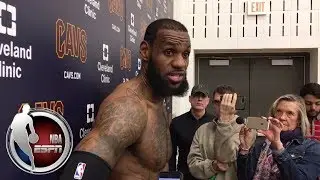 [FULL] LeBron James responds to Golden State Warriors rumors at practice | NBA on ESPN