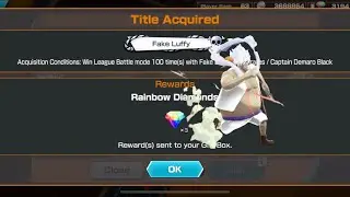 The Real Luffy Experience in OPBR Part 3: Getting Demaro Black's Title