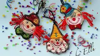Stickdatei Clown ITH Baumler Set