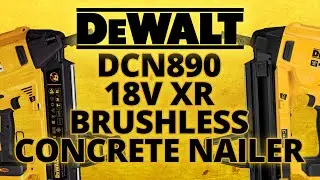 Dewalt DCN890 18v XR Brushless Concrete Nailer | Toolstop Showcase