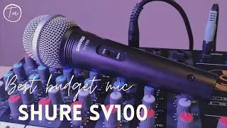 Budget Mic SHURE SV100 UNBOXING & TESTING #Tech_unboxer