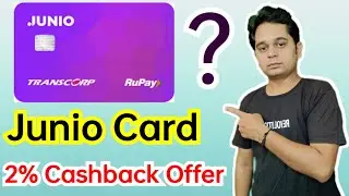 Junio Card 2% Cashback Offer Return | Junio Prepaid Card 💳