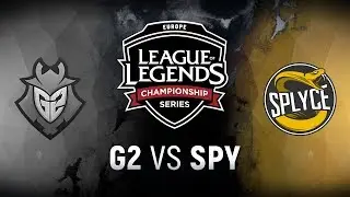 G2 vs. SPY | Round 2 Game 1 | EU LCS Regional Qualifier | G2 Esports vs. Splyce (2018)