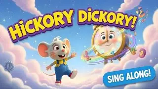 Hickory Dickory Dock | Learn Time & Rhymes | Kids & Toddlers Nursery Song