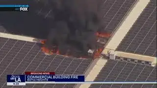 LAFD: Firefighters Save Building from Solar Panel Blaze in Boyle Heights | August 14, 2024