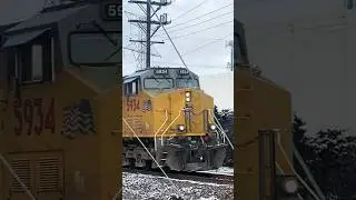 Weston Coal Empty getting off the UP Adams Sub onto the UP Milwaukee Sub #unionpacific #railfanning