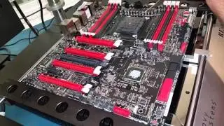 JOVY 8500 BGA REWORK STATION IN ACTION socket 2011 placement