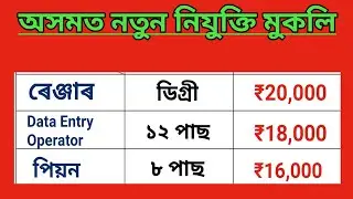 Latest Assam Government Job Recruitment 2021 | Assam Job 2021 | Govt Job News Assam Job Information