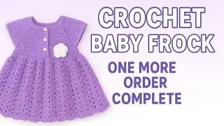 Beautiful Handmade Crochet Baby Frock | Easy Crochet Dress Design | Woolen Baby Dress 2026