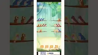 Bird Sort Game Level 6  short song reels game video