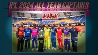 IPL 2024 All team captain's list