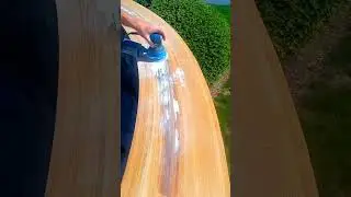 Wood restoration repairing a water damaged railing #abatronwoodepox #diy