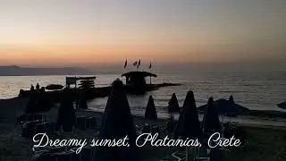 Dreamy sunset🌞, Platanias, Chania, Crete, Greece 