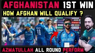 Afghanistan 1st win in T20 World Cup 2026 | Azmatullah Omarzai 4 wickets and 40 runs