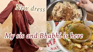 Sisters + Bhabhi Coming Along|| New Beautiful Dress||Family Time