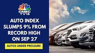 Auto Stocks Trade Lower In Today's Trade: What's Ailing The Sector? | CNBC TV18