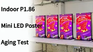 High Definition Indoor P1.86 Mini Poster LED Screen #nseled #nseledcloud #nseledeurope