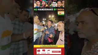 Public Reaction-No Handshake by team India #mohammadyousuf #pakistan #harisrauf