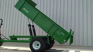 TurfTime DT-16 Heavy Duty Dump Trailer.