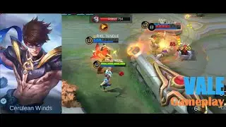 GAMEPLAY VALE | BEST VALE ONE HIT BUILD - BUILD TOP 1 GLOBAL VALE - BUILD VALE TERSAKIT - MLBB