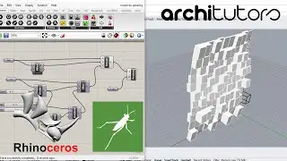 morph box random paneling using grasshopper in rhino | architutors