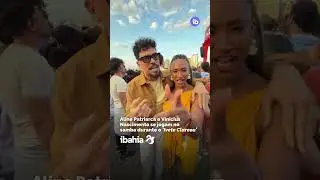 😍🫂✨ Aline Patriarca e Vin&iacute;cius Nascimento ca&iacute;ram no samba durante a estreia do &lsquo;Ivete Clareou&rsquo;