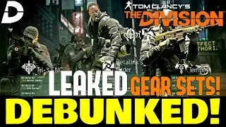 The Division: LEAKED YEAR 2 GEAR SETS DEBUNKED! Are New Gear Sets Coming?